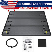 DURAFORCE 5FT 3-Fold Hard Tonneau Cover For 2005-2024 Nissan Frontier Bed Truck Waterproof
