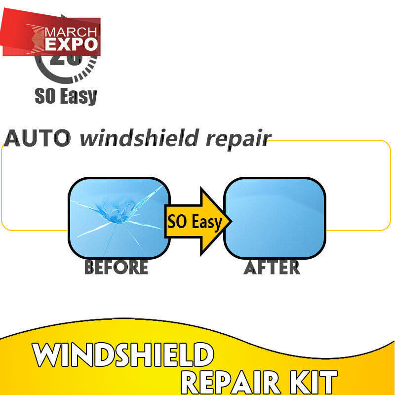 DURAFORCE Car Windshield Windscreen Glass Scratch Chip Crack Repair Fix Tool DIY Kit* New