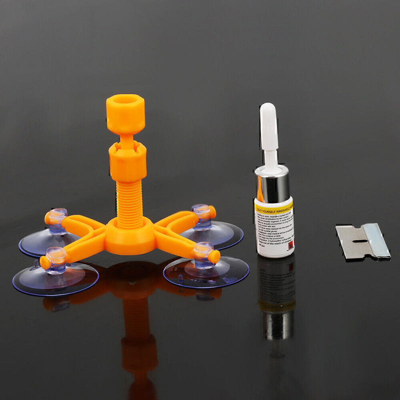 DURAFORCE Car Windshield Windscreen Glass Scratch Chip Crack Repair Fix Tool DIY Kit* New