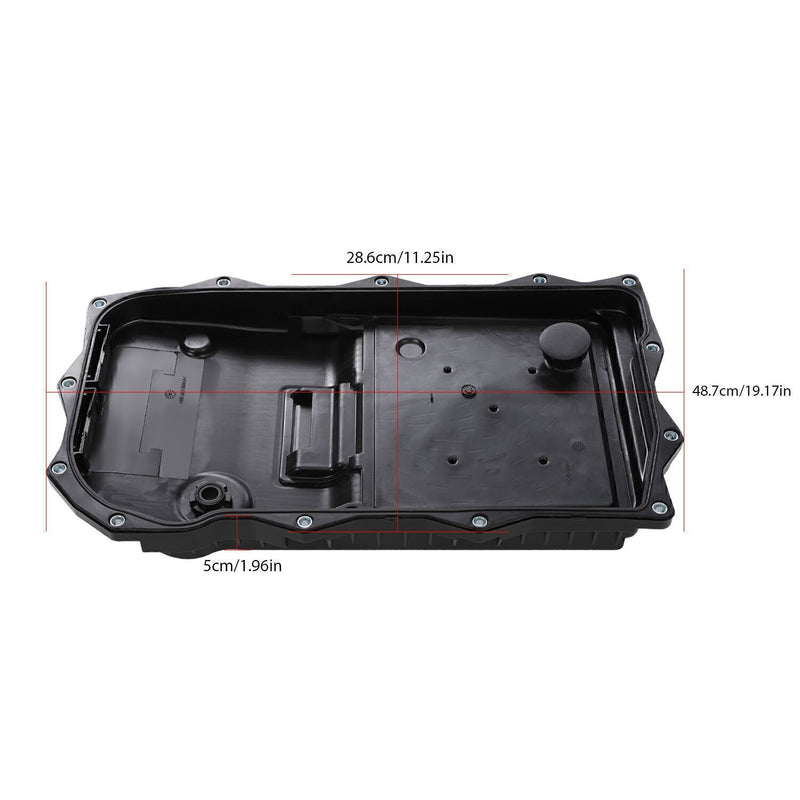 DURAFORCE Auto Transmission Oil Pan For Ram 1500 Dodge Charger Jeep Grand Cherokee /8HP70