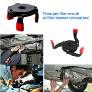 DURAFORCE Universal Car 3 Jaws Oil Filter Wrench Adjustable Spanner Remover Removal Tool-