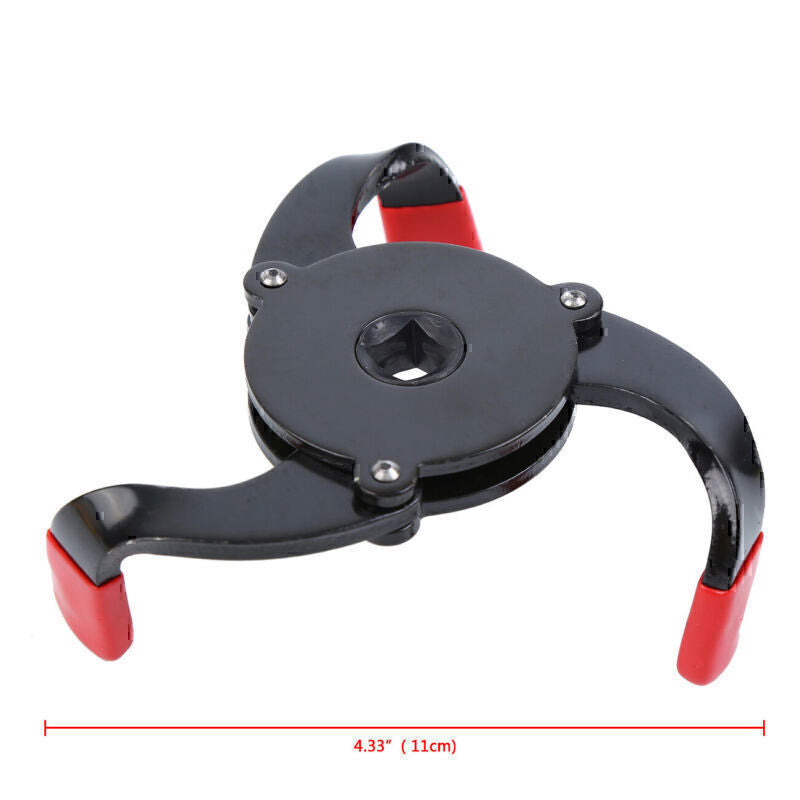 DURAFORCE Universal Car 3 Jaws Oil Filter Wrench Adjustable Spanner Remover Removal Tool-