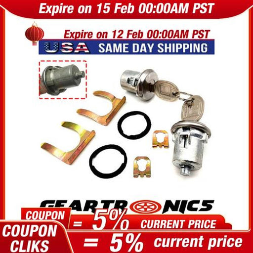 DURAFORCE Pair of 2PCS Door Lock Cylinder For Chevy Chevrolet GMC Truck SUV Oldsmobile