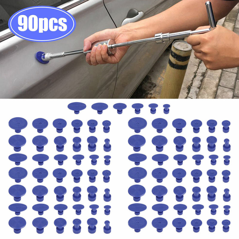 DURAFORCE 90x Kit PDR Glue Pulling Tabs Paintless Dent Repair Hail Removal For Universal