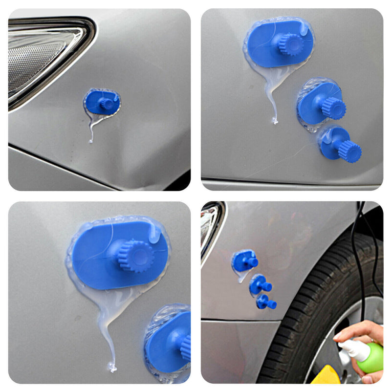 DURAFORCE 90x Kit PDR Glue Pulling Tabs Paintless Dent Repair Hail Removal For Universal