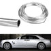 DURAFORCE 16FT Chrome Car Door Edge Molding Trim Seal Strip Scratch Protector Guard Decor!