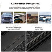 DURAFORCE 5.5FT 3-Fold Truck Bed Hard Tonneau Cover For 2009-2014 Ford F150 F-150