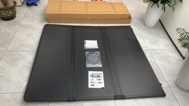 DURAFORCE 5.5FT 3-Fold Truck Bed Hard Tonneau Cover For 2009-2014 Ford F150 F-150