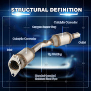 DURAFORCE Catalytic Converter For 2003-2008 Toyota Corolla Matrix Pontiac Vibe 1.8L Center