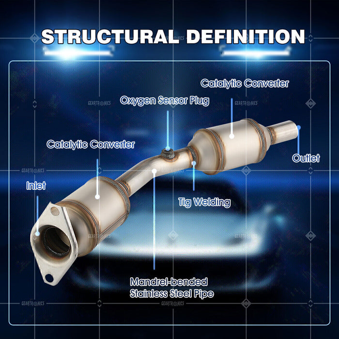 DURAFORCE Catalytic Converter For 2003-2008 Toyota Corolla Matrix Pontiac Vibe 1.8L Center