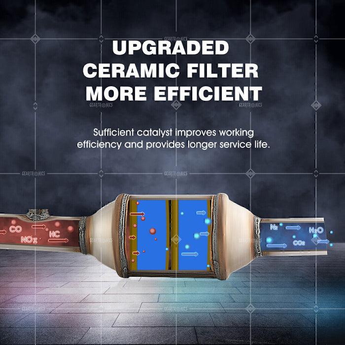 DURAFORCE Catalytic Converter For 2003-2008 Toyota Corolla Matrix Pontiac Vibe 1.8L Center