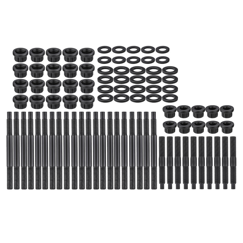 DURAFORCE Head Studs Bolts Kit Fit for 2004-2020 Chevy GM 4.8L 5.3L 5.7L 6.0L 6.2L 7.0L