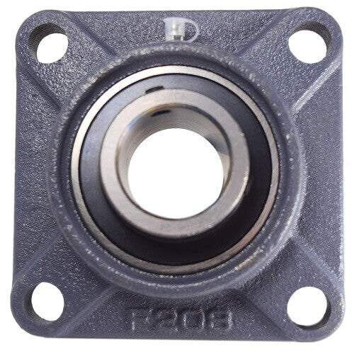 DURAFORCE 4-Bolt Flange Bearing Stainless Steel 1-1/2" Round Bore w/ 4" Bolt Centers