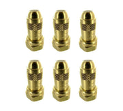 DURAFORCE 6 of TeeJet ConeJet Brass Adjustable Spray Tip 11/16" Thread 0.47 GPM @ 40 PSI