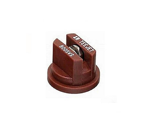 DURAFORCE Pack of 25 - TeeJet Extended Range Flat Spray Tips Brown 80° Poly w/ SS Insert