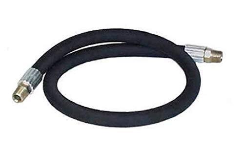 DURAFORCE 3/8" x 168" 1-Wire Hydraulic Hose Assembly Solid & Swivel Fittings 3,000 Max PSI