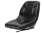DURAFORCE Ultra High-Back Steel Pan Seat Fits Skid Steers & Other Applications 460000BK