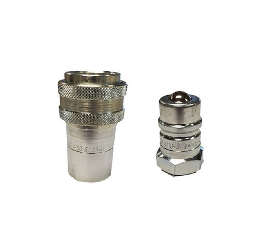 DURAFORCE Pioneer 3/4" - 14 NPTF Complete Coupler Body Set 4110-5 Male & 4150-5 Female