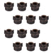 DURAFORCE 12 of Quick TeeJet Brown Nylon Cap Fits TK, TX, TXA, TG, Hose Shank & Disc Cores