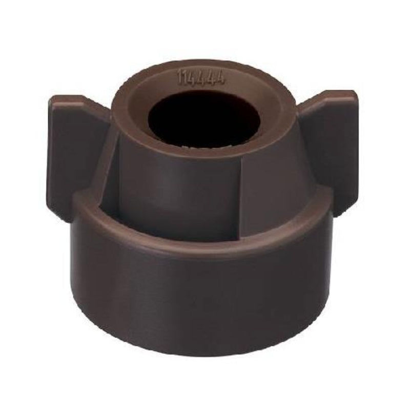 DURAFORCE Quick TeeJet Brown Nylon Cap Fits TK, TX, TXA, TG, Hose Shanks & Disc Cores