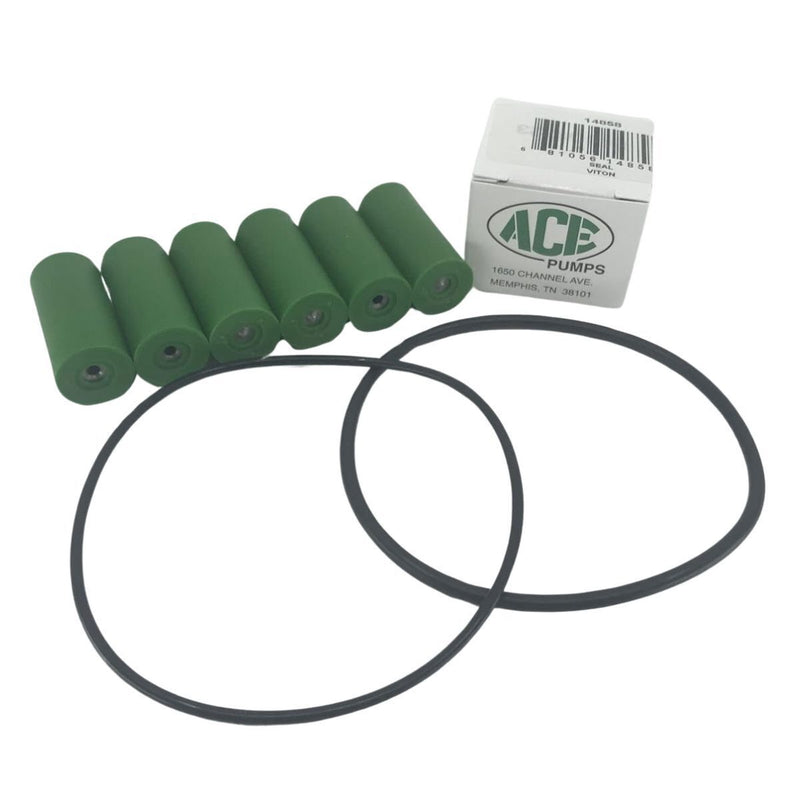 DURAFORCE ACE Pump Repair Kit for RP-600C 6-Roller Pumps Contains Seals, Rollers & O'Rings
