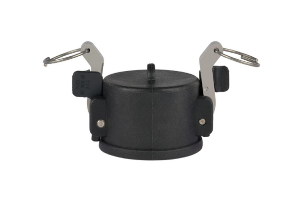 DURAFORCE 2 of 1-1/4" Poly Cam Lever Coupler Cap fits 1-1/4" Male Couplers 125DC