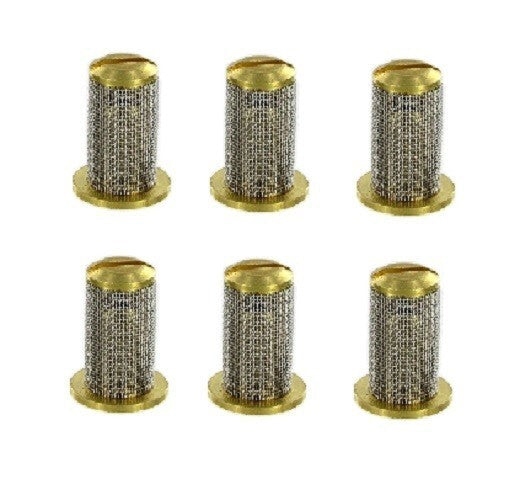 DURAFORCE Teejet Brass Check Valve Tip Strainer w/ SS 24 Mesh Screen Opens @ 10 PSI