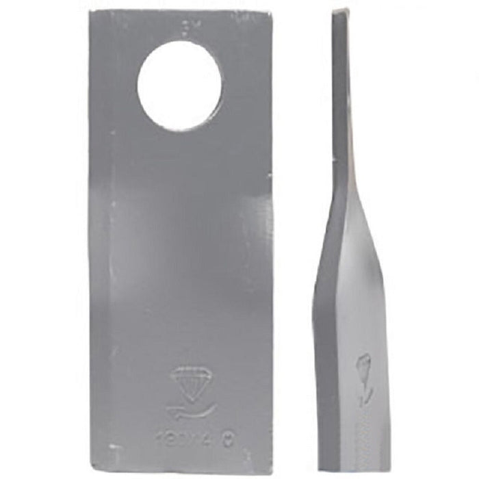 DURAFORCE 25 of Disc Mower Blade Right-Hand Twisted 48 MM x 108 MM x 4 MM 700715575