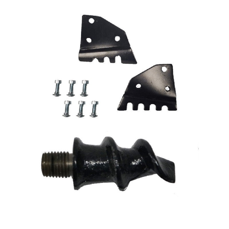 DURAFORCE Auger Point to Fit 9" and 12" Post Hole Digger & 12" Serrated Auger Edges 50100