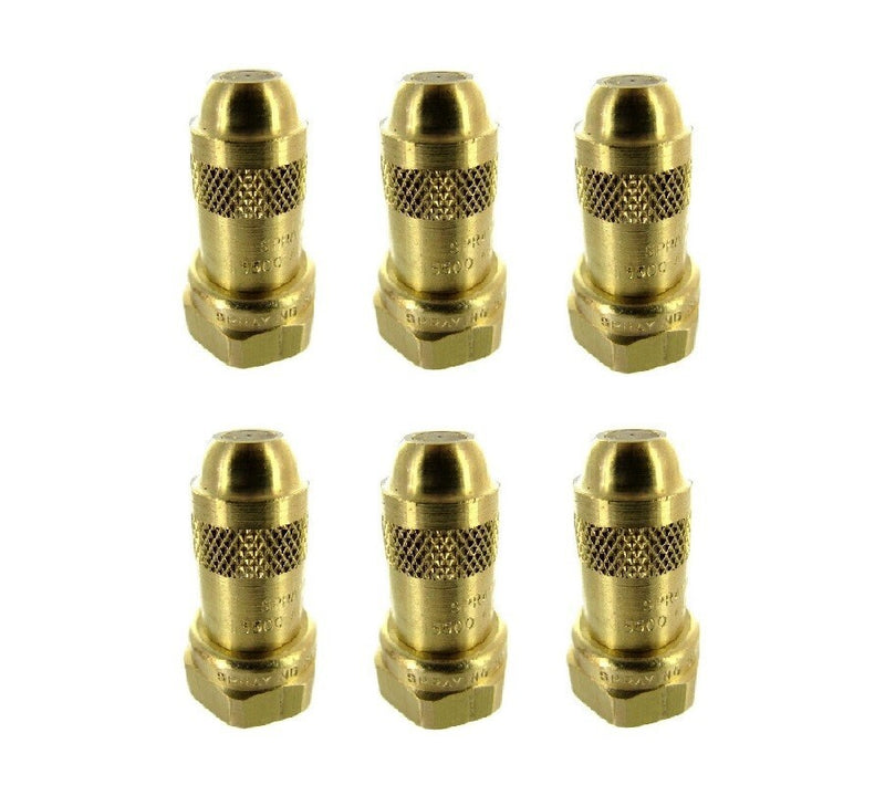 DURAFORCE 6 of TeeJet ConeJet Brass Adjustable Spray Tip 11/16" Thread 0.37 GPM @ 40 PSI