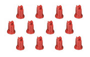 DURAFORCE Pack of 12 - TeeJet Air Induction XR Flat Spray Tips Red 110° 0.4 GPM @ 40 PSI