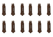 DURAFORCE 12 of TeeJet AI Brown Flat Spray Tip 80° Polymer w/ SS Insert 0.50 GPM @ 40 PSI