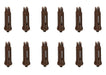 DURAFORCE 12 of TeeJet AI Brown Flat Spray Tip 80° Polymer w/ SS Insert 0.50 GPM @ 40 PSI