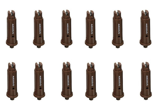 DURAFORCE 12 of TeeJet AI Brown Flat Spray Tip 80° Polymer w/ SS Insert 0.50 GPM @ 40 PSI