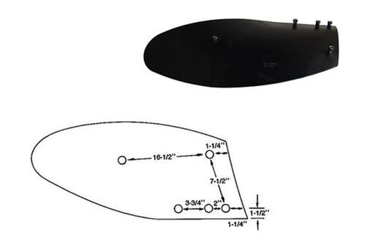 DURAFORCE Moldboard For Plows 16" (Harware not Included) 660204
