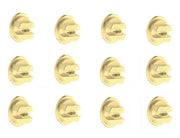 DURAFORCE Pack of 12 - TeeJet Brass Even Flat Spray Tip 80° Rated 1.0 GPM @ 40 PSI TP8010E