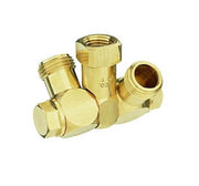 DURAFORCE Pack of 2 - TeeJet Brass 1/4" Female FPT Double Swivel Body Assembly 4202-2-1/4T
