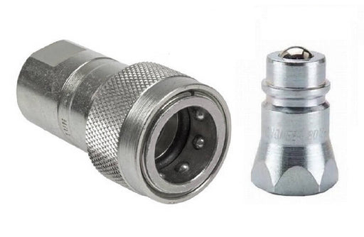 DURAFORCE Pack of 5 - Pioneer 1/2” Male & Female Coupler Body w/ 1/2” FPT Poppet Style