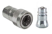 DURAFORCE Pack of 5 - Pioneer 1/2” Male & Female Coupler Body w/ 1/2” FPT Poppet Style