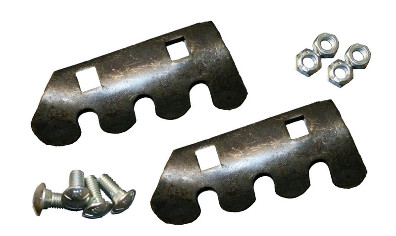 DURAFORCE 12" Post Hole Digger Serrated Auger Edges w/ Nuts & Bolts Replaces Servis Rhino