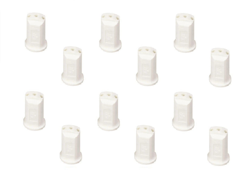 DURAFORCE Pack of 12 - TeeJet Stream-Jet SJ-3 3-Stream Outlet Spray Tip 0.80 GPM @ 40 PSI