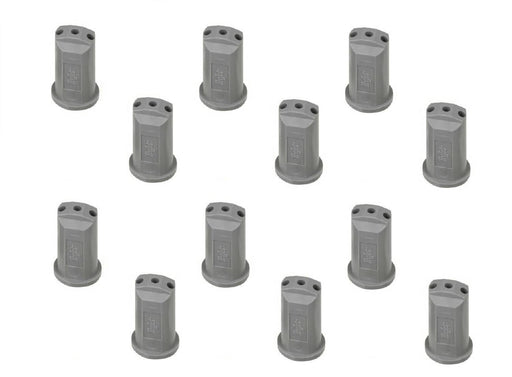 DURAFORCE Pack of 12 - TeeJet Stream-Jet SJ-3 3-Stream Outlet Spray Tip 0.60 GPM @ 40 PSI