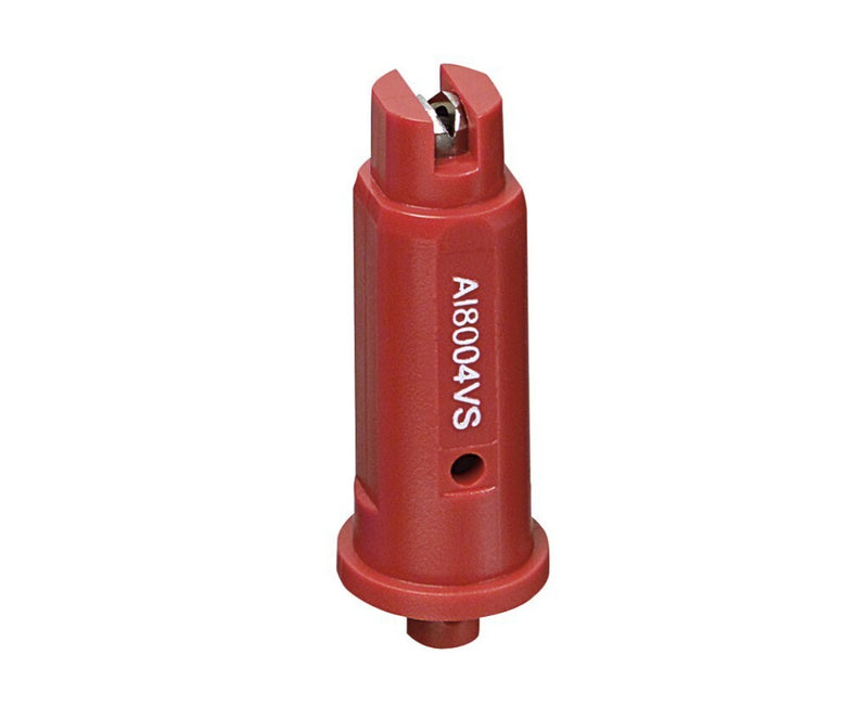 DURAFORCE TeeJet AI Red Flat Spray Tip 80° Polymer w/ SS Insert 0.40 GPM @ 40 PSI AI8004VS