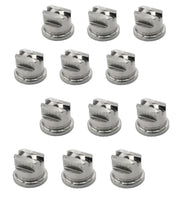 DURAFORCE Pack of 12 - TeeJet Stainless Steel Flat Fan Spray Tip 25° Spray Angle 30-60 PSI