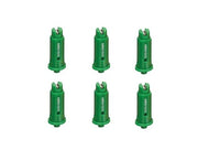DURAFORCE 6 of TeeJet AI Green Flat Spray Tip 80° Polymer w/ SS Insert 0.15 GPM @ 40 PSI