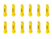 DURAFORCE 12 of TeeJet AI Yellow Flat Spray Tip 80° Polymer w/ SS Insert 0.20 GPM @ 40 PSI