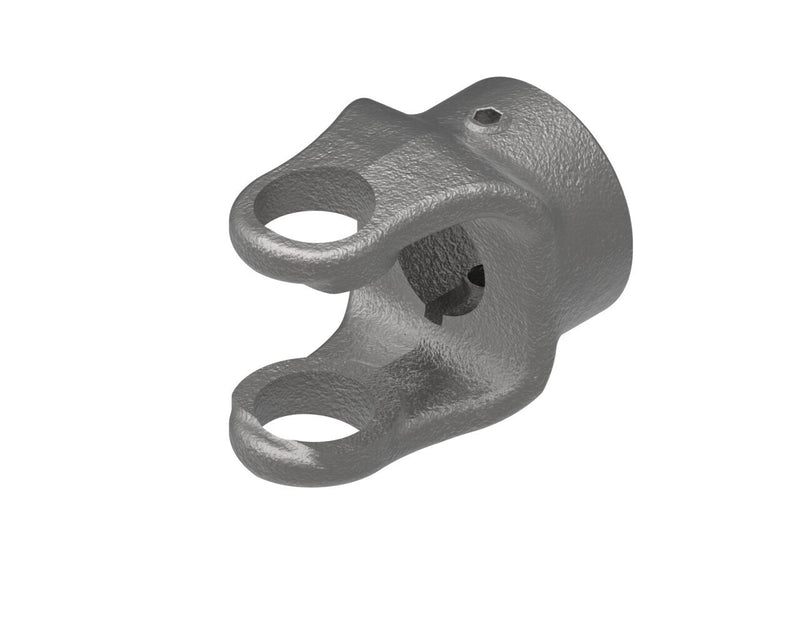DURAFORCE Weasler 1-1/8" Round Bore w/Double Keyway & Set Screw Implement Yoke 0675 Series