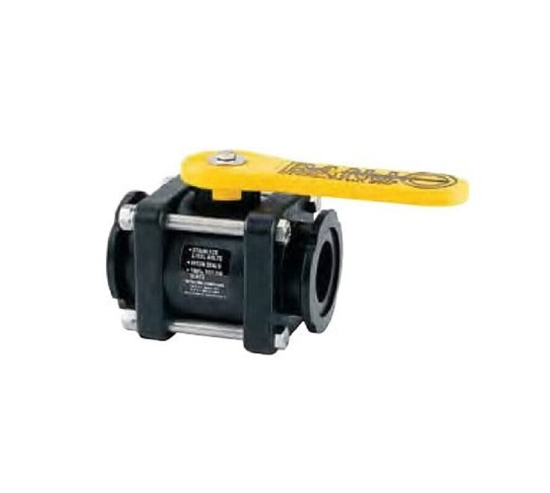 DURAFORCE 4 of 2" Banjo 4 Bolt Flange Full Port Poly Manifold Ball Valve 300 Max PSI