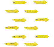 DURAFORCE Pack of 12 - TeeJet Air Induction Flat Spray Tips Yellow 110° Polymer Visiflo
