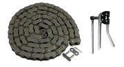DURAFORCE 60HD Heavy Roller Chain 50 Foot Roll 3/4" Pitch x 1/2" Width & Chain Breaker